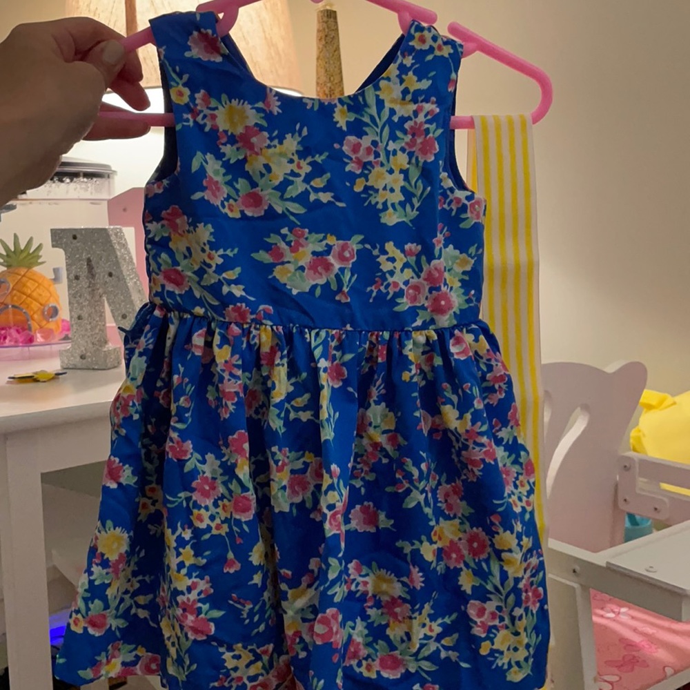 Ralph Lauren Baby | Blue Floral Dress